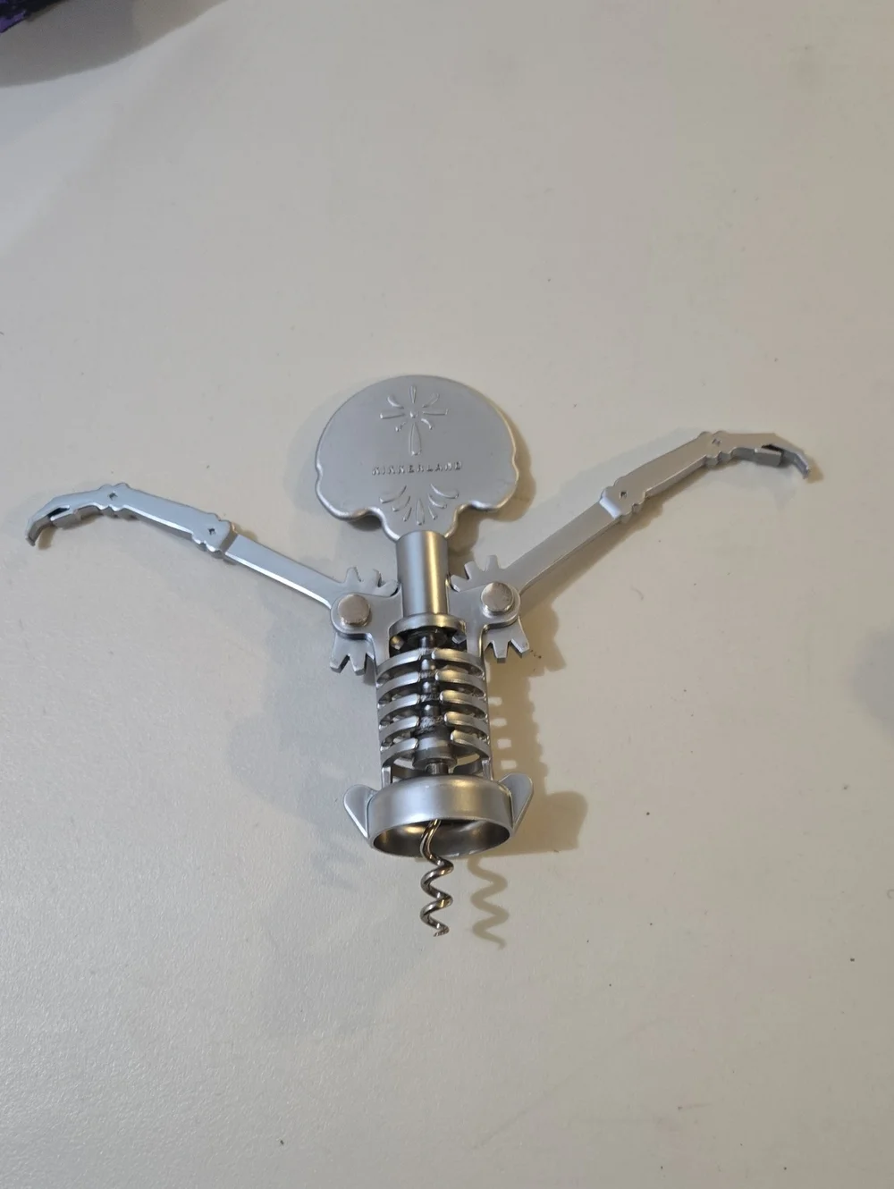 Kikkerland Skull Wine Bottle Opener